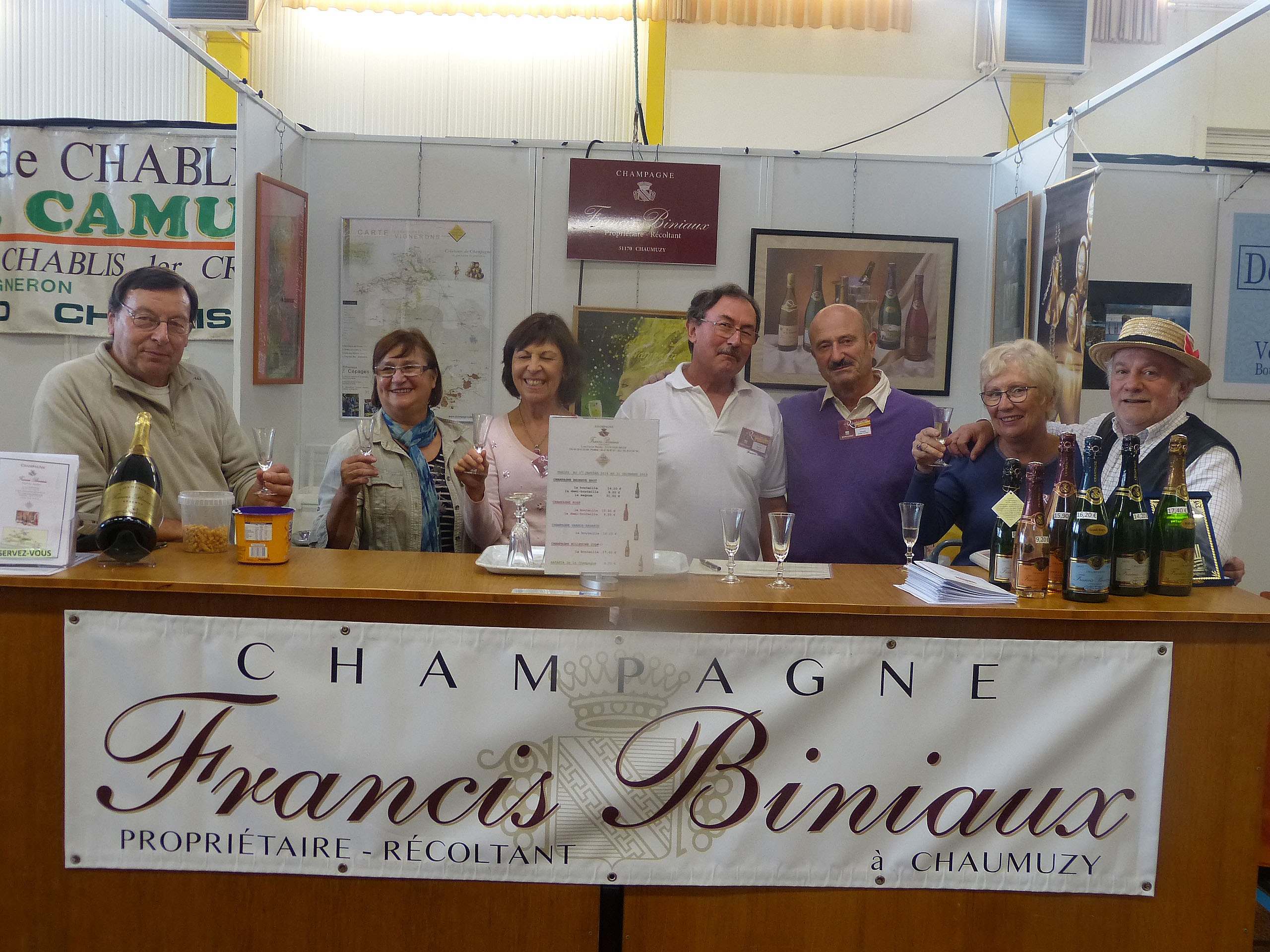 Champagne, domaine Biniaux, Francis Biniaux