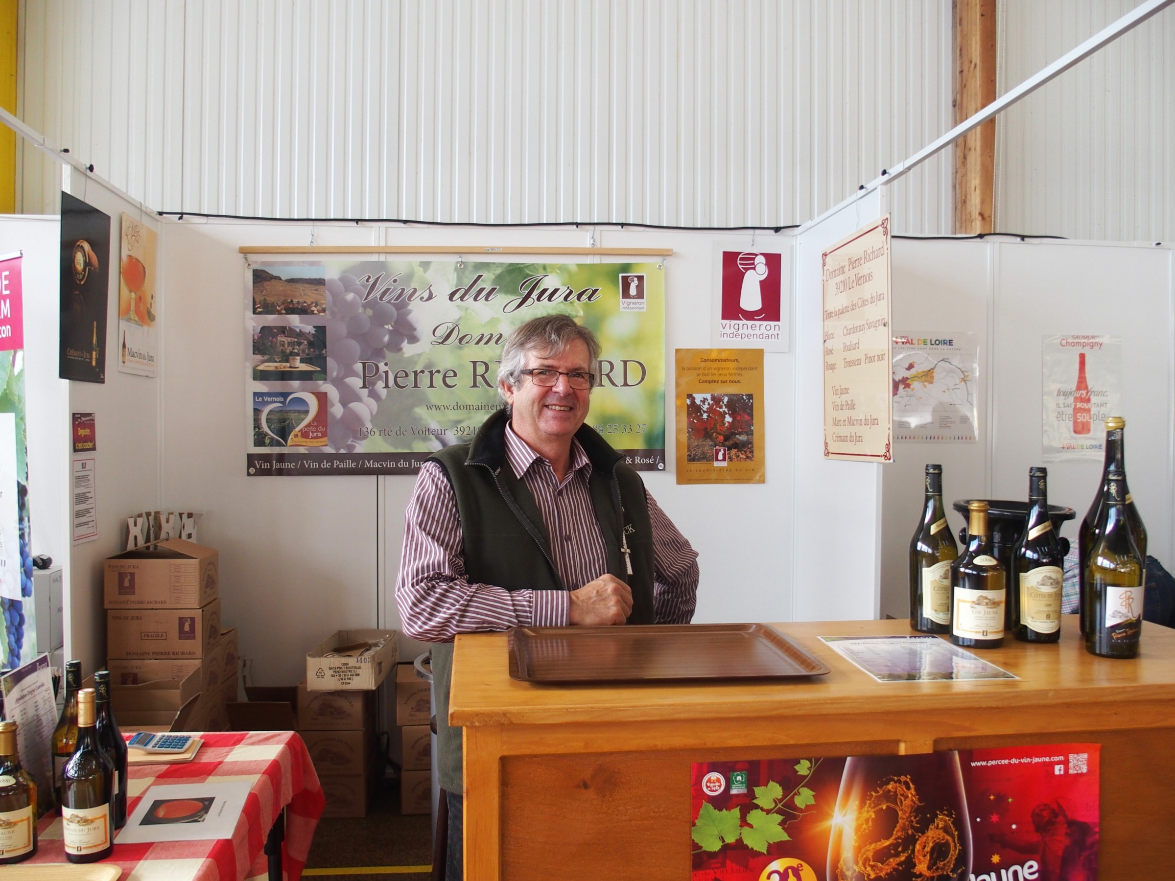 Jura, domaine Pierre Richard, Pierre et Vincent Richard