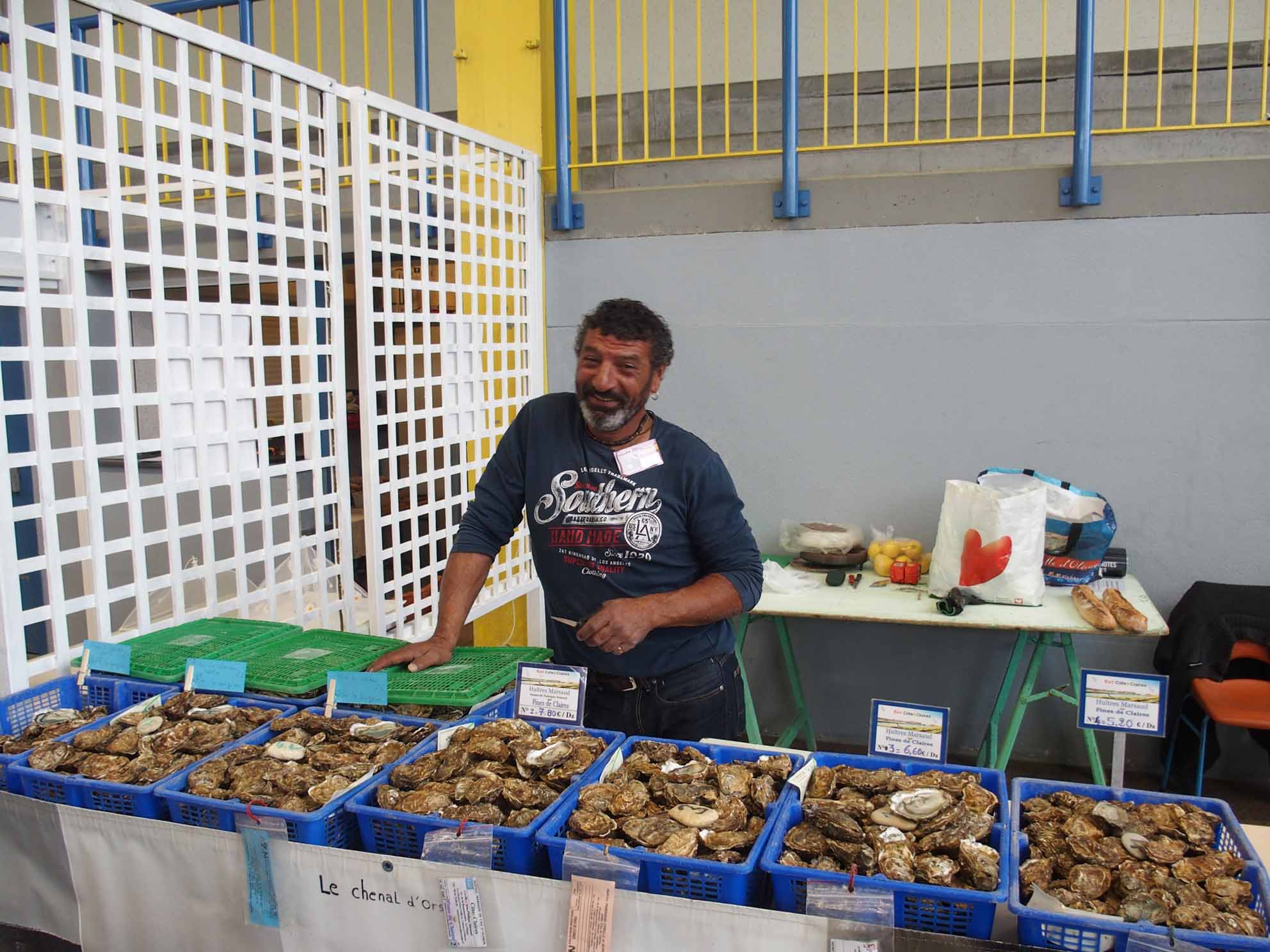 HUITRES - Côte et Claires d’OLERON, Jean-Philippe MARSAUD HUITRES